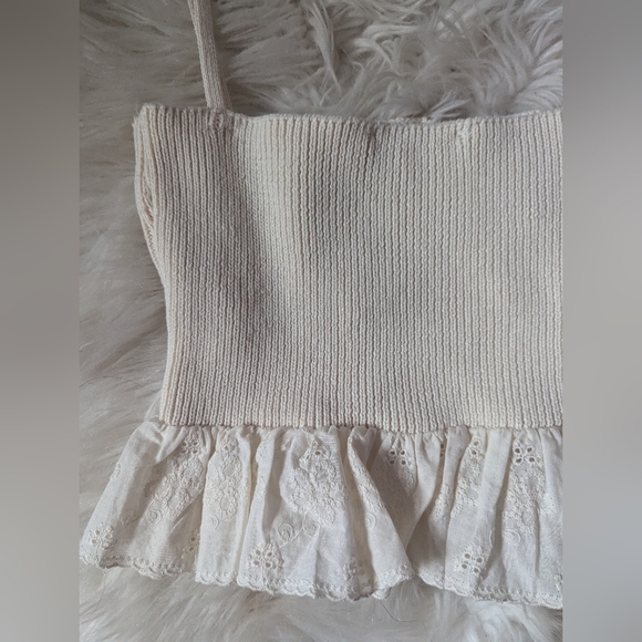NWT Zara Cotton Knitted Corset Top - Picture 10 of 12